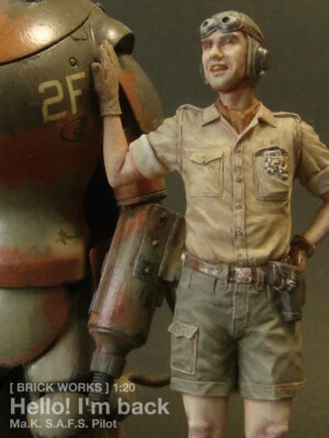BRICK WORKS MA.K. UP! 9 - MASCHINEN KRIEGER • HELLO! I'M BACK - 1/20 RESIN - Immagine 1 di 4
