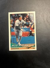 Bxd 1994 Topps #340 Mark Mcgwire, Oakland A’s Athletics