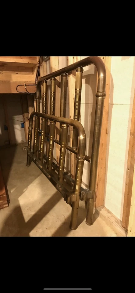1900’s solid brass headboard Full Size - Image 1 of 1