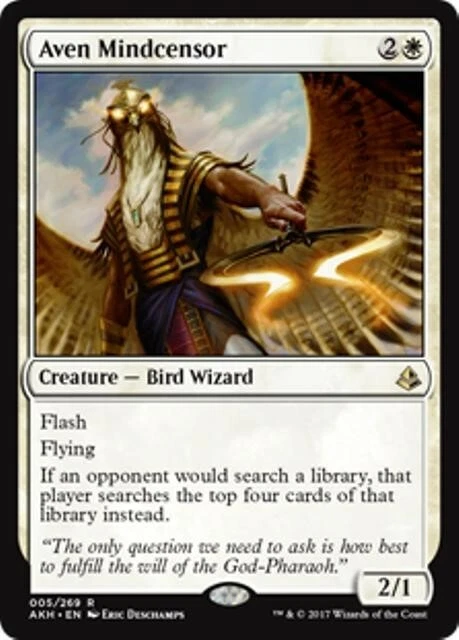 MTG - AVEN MINDCENSOR - Amonkhet (R) - Image 1 of 1