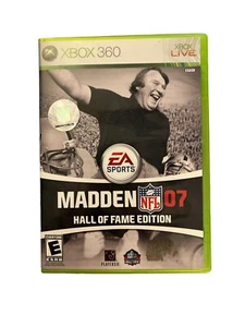 Videojuegos Xbox 360: Madden NFL 07 edición Salón de la Fama probados en caja original - Imagen 1 de 3