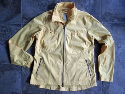 Chaqueta cortavientos Royal Robbins para mujer grande (más cerca de mediana) amarilla lluvia Foto 1 de 4
