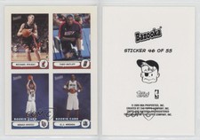 2004 Bazooka 4-on-1 Stickers DJ Mbenga Michael Doleac Theo Ratliff #46 Rookie RC