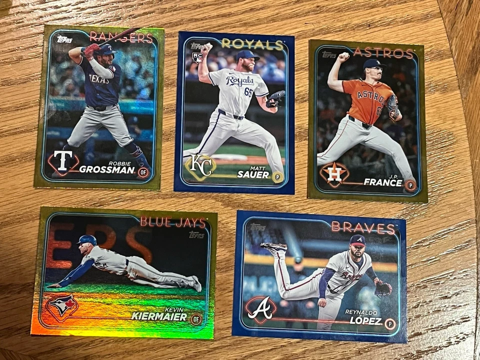 2024 Topps Update: Gold Foil & Royal Blue Parallels: You Pick -Complete Your Set - Image 1 of 1