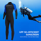 Men Wetsuits Breathable Sunscreen Diving Suit Outdoor Accessories (Blue Xxxl)