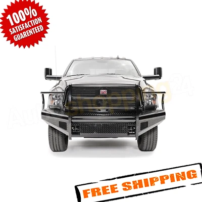 Fab Fours DR10-S2960-1 Black Steel Front Bumper for 2010-2018 Dodge RAM 2500 HD Foto 1 de 2