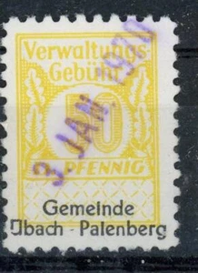 Germany local revenue Übach-Palenberg fiscal Stempelmarke - Picture 1 of 1