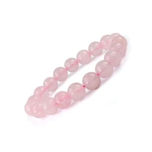Rose Quartz Stone Bracelet - Bring Hapiness Passion Romance Gift For Women - Picture 1 of 9