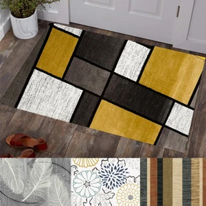 2x3ft Modern Rug Contemporary Area Rug Carpet Small Indoor Mat Non-slip Washable - Picture 1 of 25