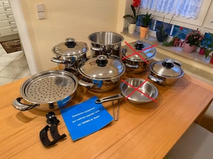 Bavaria Dietetic Set di Pentole 7 Pezzi con Accessori Acciaio Inox THERMIC-AL - Foto 1 di 1