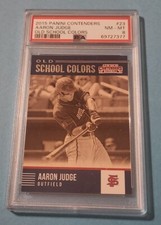 Card 2015 Panini Contenders Old School Colors Aaron Judge