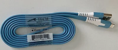 USB Charging Cable for Apple iPad iPhone 5’ BLUE - Image 1 of 4