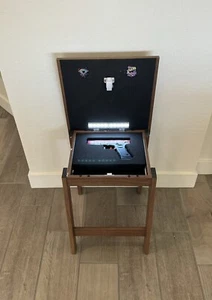 Pistola de mesa auxiliar oculta con bloqueo joyas caja fuerte para dinero con compartimento de almacenamiento oculto - Imagen 1 de 8