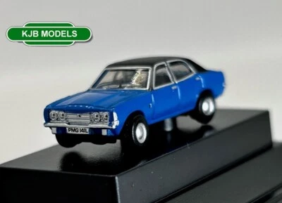 N GAUGE Oxford Diecast 1:148 NCOR3005 Electric Monza Blue Ford Cortina MKIII - Image 1 of 4