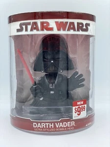 Pegatina Funko Force 1.0 Star Wars Bobble-Head Darth Vader 2009 Blockbuster - Imagen 1 de 4