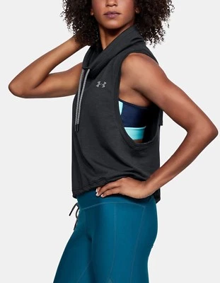 Under Armour Featherweight Fleece Sleeveless Funnel Neck Women's Size XL New - Image 1 of 4