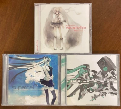 Hatsune Miku supercell/ EXIT TUNES PRESENTS Vocalostar/ Vocarhythm VOCALOID 3CD - Image 1 of 2