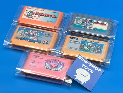 Lot 5 Super Mario bros 1 3 Kirby Dragon Ball NES Famicom Nintendo Japan - Image 1 of 4