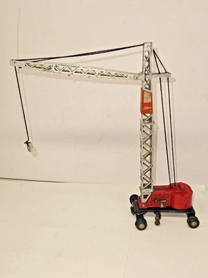 复古 SHUCCO PICCOLO #762 回转塔式起重机 - 未开箱 - 红色 - 缺少拉杆 — 第 1/4 张图片