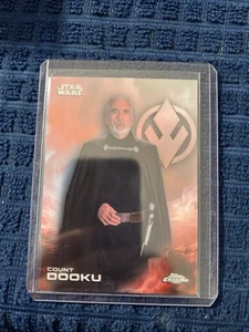 #27 Count Dooku Refractor 2025 Topps Chrome Star Wars Attack of the Clones - Picture 1 of 2