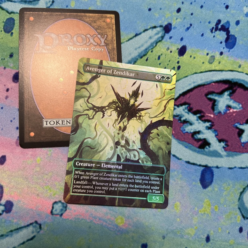 Avenger Of Zendikar Full Art Foil Mtg Play Test Card - Image 1 of 1