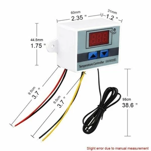 Incubatrice Regolatore di Temperatura Digitale Termostato Interruttore Sonda Tester 110 220V - Foto 1 di 3