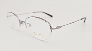 Escada Eyeglasses NEW ES 1003T Color 13A Lilac Oval Size 52 Titanium Women's - Picture 1 of 5