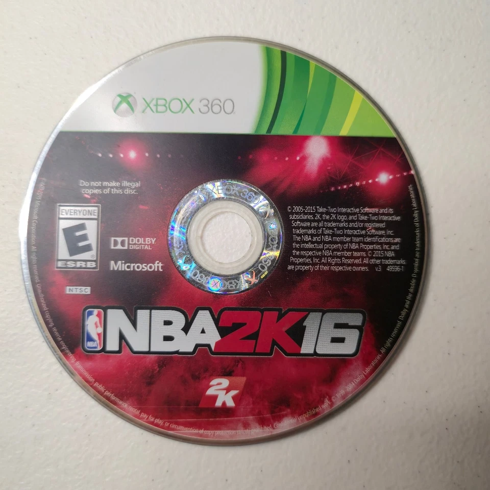 NBA 2K16 Xbox 360 Video Game Multiplayer Sports Basketball - Image 1 of 1