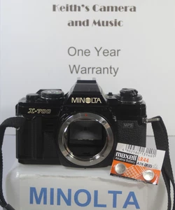 1yrWARRANTY Minolta X-700 35mm Film SLR Camera Body SERVICED new seals Free Ship - Picture 1 of 23