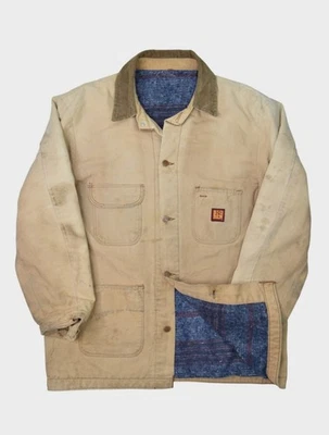 Jaqueta Big Ben Masculina Vintage XL Marrom Lona Casaco Cobertor Forrado Roupa de Trabalho - Imagem 1 de 4