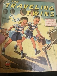 Traveling Twins Vintage Wonder Book 1953. Money And Tickets Not Present - Picture 1 of 8