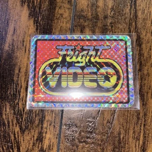 FRIGHT VIDEO Fright-rags Prizmaniacs only 100 Made Chase Prism sticker NICE! - Picture 1 of 2