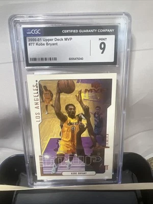 2000-01 Upper Deck Mvp Kobe Bryant #77 Silver Script - Image 1 of 2