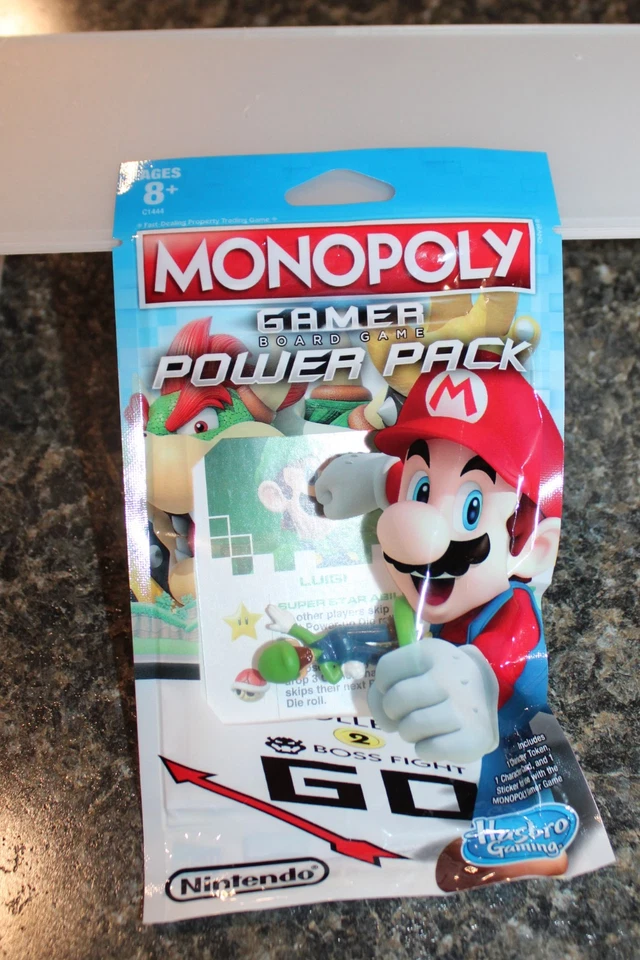 Фигурка Monopoly Gamer Power Pack LUIGI Nintendo Hasbro совершенно новая запечатанная - Изображение 1 из 1