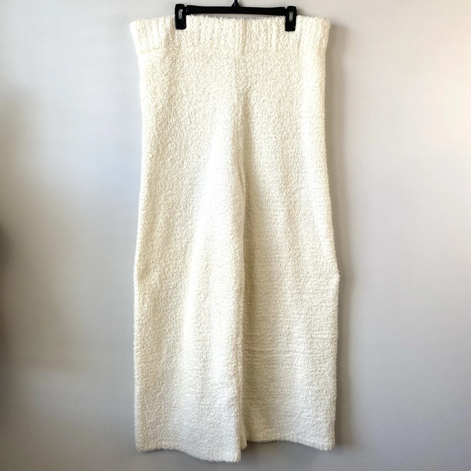 Pantalones de salón Skims acogedores tejidos Boucle difusos hueso 2X/3X Foto 1 de 4
