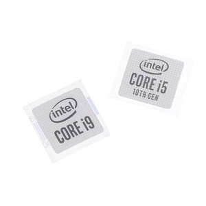 5 pièces 10ème génération Core i5 i7 i9 bricolage étiquette autocollant décoration ordinateur portable - Photo 1/13
