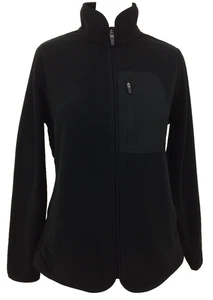 Good Move Women's Jacket Size 12 Black Collared Long Sleeve Pockets Used F1 - Picture 1 of 10