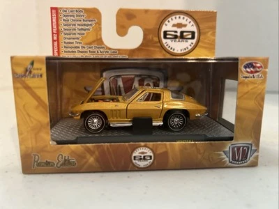 M2 Machines 66 1966 Chevrolet Corvette 327 60 Years Chevy Car WMTS01 15-10 Gld - Image 1 of 4
