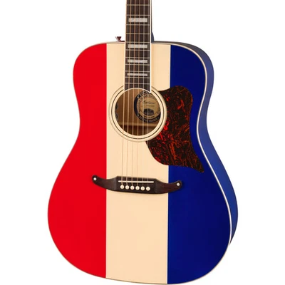 Fender Buck Owens Kingman Acoustic Electric Guitar - Red White and Blue - Image 1 of 4
