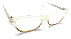 Masunaga Eyeglasses 012 Clear White Square Frame Japan 50-17 145 - Picture 1 of 12