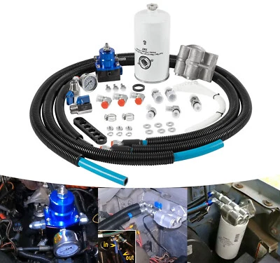 For 1994-1997 Ford 7.3L Powerstroke F250 Fuel Filter Bowl Regulated Return Kit - Image 1 of 4