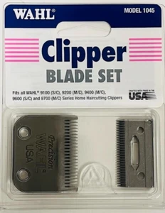 Wahl 1045 Clipper Blade Set Fits 9100, 9200, 9400, 9600, 9700 Series Clippers - Picture 1 of 4