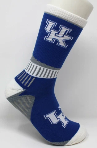 Kentucky Wildcats NCAA Sport Big Primary Deuce Crew Socks *Large Cover