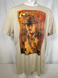 Indiana Jones Raiders of The Lost Ark Distressed Poster T-Shirt Men's XXL NWT - Picture 1 of 9
