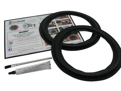 SS AUDIO 10" Butyl Rubber Speaker Surround Repair Kit RUBBER Woofer Edge Kit # RSK-10A