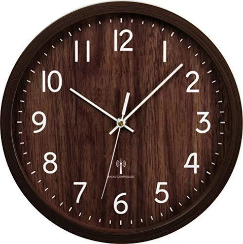 Eye squirrel plaza wall clock thin and lightweight wall clock diameter30cm Dark Cover