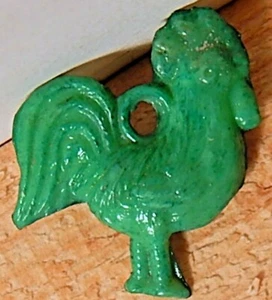 DE COLECCIÓN CELULOIDE VERDE POLLO GALLO ENCANTO JAPÓN - Imagen 1 de 2