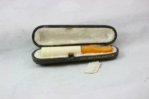 Zigarettenspitze, holder Naturmeerschaum und  Bernstein , Österreich,  Neu - Picture 1 of 4