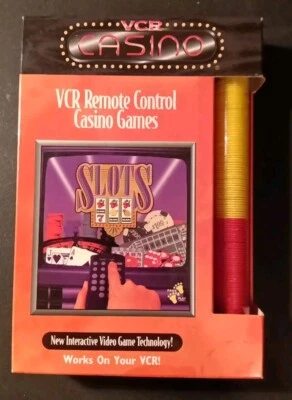 Vintage Slots VCR Remote Control Casino Games Retro VHS Video Tape 1994 - Image 1 of 3