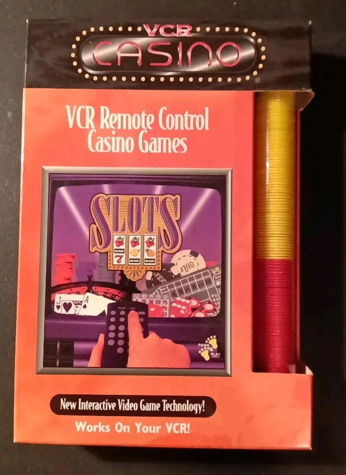 Vintage Slots VCR Remote Control Casino Games Retro VHS Video Tape 1994 - Image 1 of 3